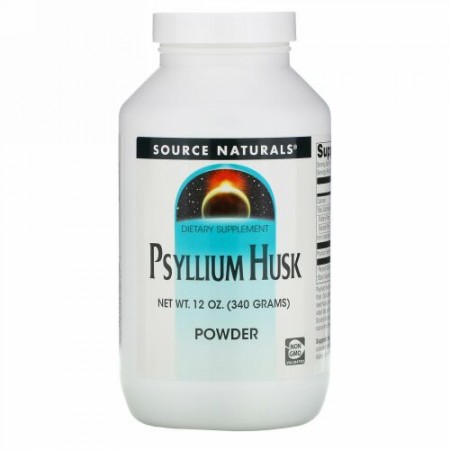 Source Naturals, サイリウムハスクパウダー、12 oz (340 g)
