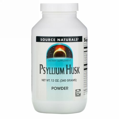 Source Naturals, サイリウムハスクパウダー、12 oz (340 g)