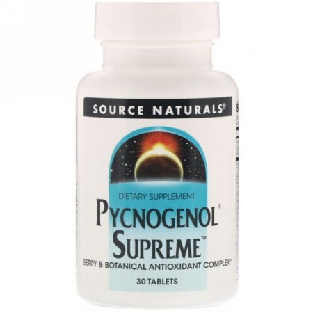 Source Naturals, ピクノジェノールスプリーム、30 錠