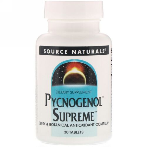 Source Naturals, ピクノジェノールスプリーム、30 錠
