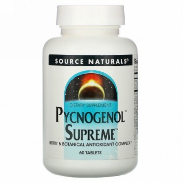 Source Naturals, ピクノジェノールスプリーム、60 錠