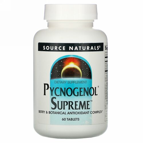 Source Naturals, ピクノジェノールスプリーム、60 錠