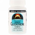 Source Naturals, リデュースト グルタチオン コンプレックス、オレンジ風味、50mg、100錠