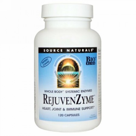 Source Naturals, 活性酵素、 120カプセル