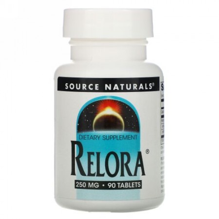 Source Naturals, リローラ、250mgの、90錠