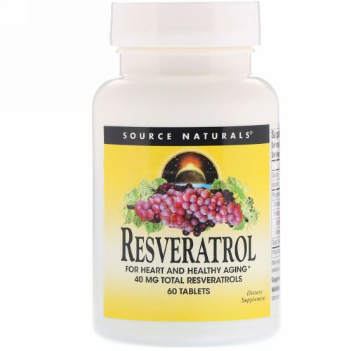 Source Naturals, レスベラトロール, 60錠