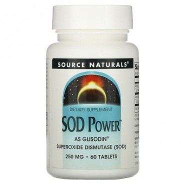 Source Naturals, SODパワー, 250 mg, 60錠
