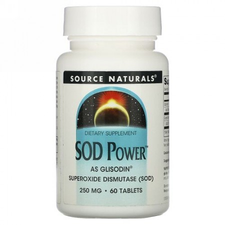 Source Naturals, SODパワー, 250 mg, 60錠