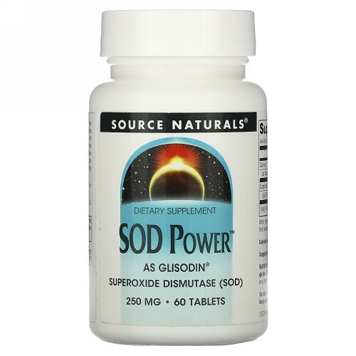 Source Naturals, SODパワー, 250 mg, 60錠