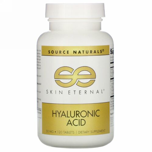 Source Naturals, Skin Eternal、ヒアルロン酸、50 mg、120錠