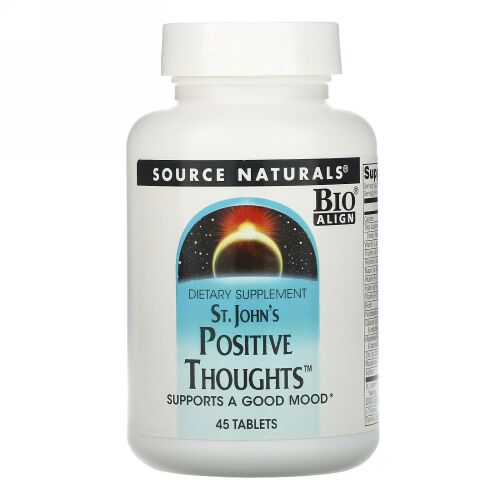 Source Naturals, St. John's Positive Thoughts、45 錠