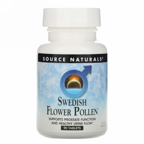 Source Naturals, スウェーデンの花の花粉, 90錠