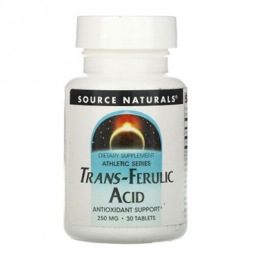 Source Naturals, トランスフェルラ酸, 250 mg, 30錠