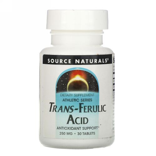 Source Naturals, トランスフェルラ酸, 250 mg, 30錠