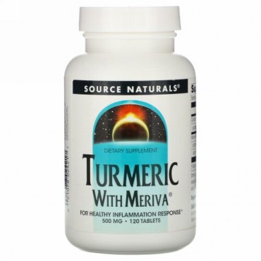 Source Naturals, メリーバ ウコン コンプレックス, 500 mg, 120錠