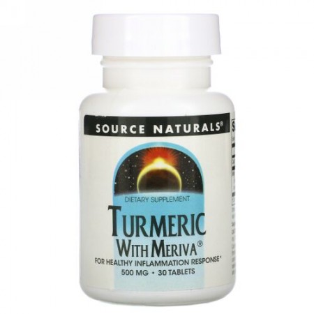 Source Naturals, Turmeric with Meriva, 500 mg, 30 Tablets