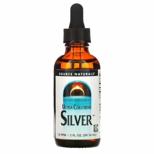 Source Naturals, ウルトラコロイダルシルバー（Ultra Colloidal Silver）, 10 PPM, 2液量オンス (59.14 ml)