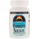 Source Naturals, 硫酸バナジル、10 mg、100タブレット