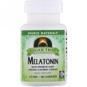 Source Naturals, ビーガントゥルー、 メラトニン、 オレンジ、 2.5 mg、 60 タブレット