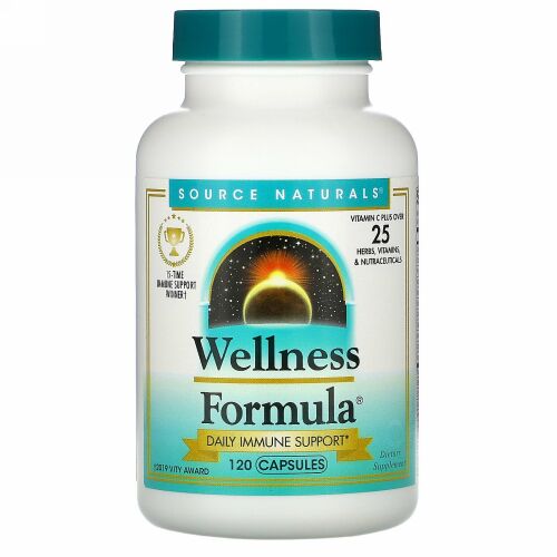 Source Naturals, Wellness Formula（ウェルネスフォーミュラ）、120粒