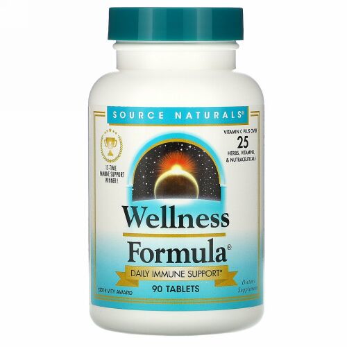 Source Naturals, Wellness Formula, 90 Tablets