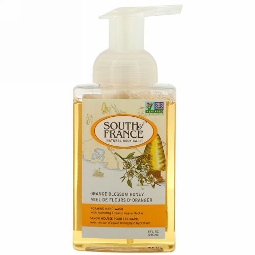 South of France, フォーミングハンドウォッシュ、オレンジの花のハチミツ、8液量オンス (236 ml)