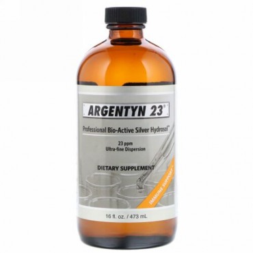 Sovereign Silver, Argentyn 23 プロフェッショナル バイオ－アクティブシルバーハイドロソル、10 PPM、473 ml