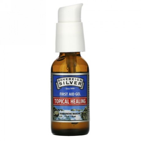 Sovereign Silver, シルバー、ファースト エイド ジェル、1 fl oz (29 ml)