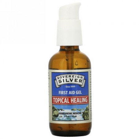 Sovereign Silver, シルバー、ファースト･エイド･ジェル、2 fl oz (59 ml)