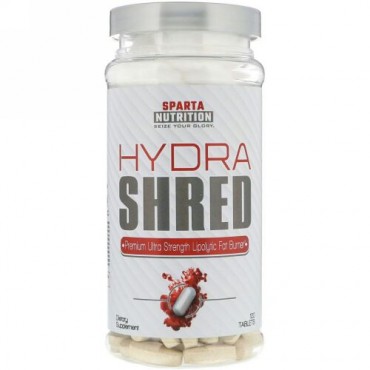 Sparta Nutrition, Hydra Shred Premium Ultra Strength Lipolytic Fat Burner, 120 Tablets (Discontinued Item)