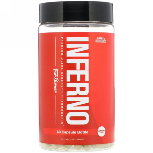 Sparta Nutrition, Inferno, Premium Ultra Strength Thermogenic Fat-Burner, 60 Capsules (Discontinued Item)