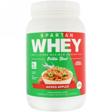 Sparta Nutrition, Spartan Whey, Jacked Apples, 2  lbs (Discontinued Item)
