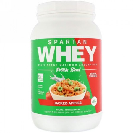 Sparta Nutrition, Spartan Whey, Jacked Apples, 2  lbs (Discontinued Item)