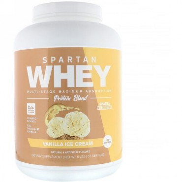 Sparta Nutrition, Spartan Whey, Vanilla Ice Cream, 5 lb (Discontinued Item)