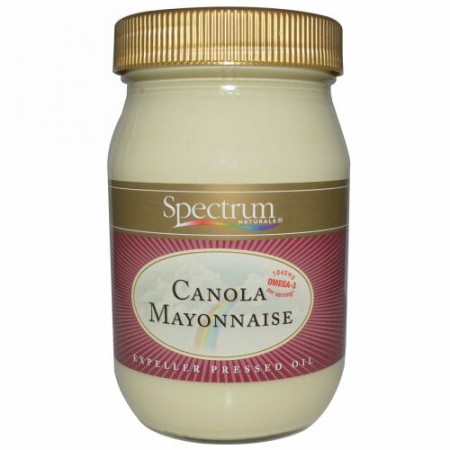 Spectrum Culinary, キャノーラ マヨネーズ、16 液量オンス (473 ml) (Discontinued Item)