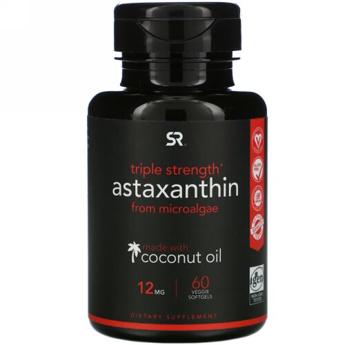 Sports Research, Astaxanthin, Triple Strength, 12 mg, 60 Veggie Softgels