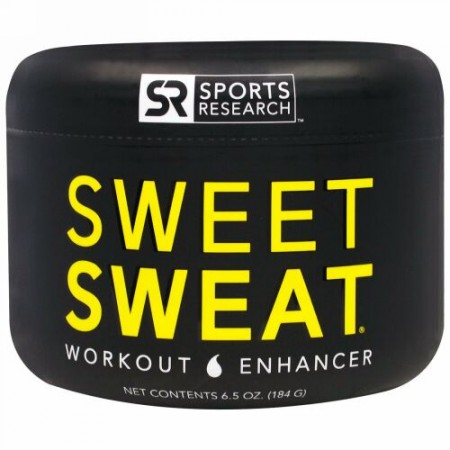 Sports Research, スウィート・スウェット・ワークアウト・エンハンサー、6.5オンス（184 g）
