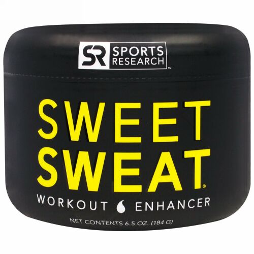 Sports Research, スウィート・スウェット・ワークアウト・エンハンサー、6.5オンス（184 g）