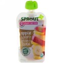 Sprout Organic, ベビーフード、ステージ2、アップル、バナナ、バターナットカボチャ、4 oz (113 g) (Discontinued Item)