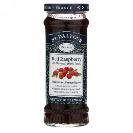 St. Dalfour, Deluxe Red Raspberry Spread, 10 oz (284 g)