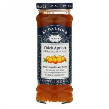 St. Dalfour,  Deluxe Thick Apricot Spread, 10 oz (284 g)