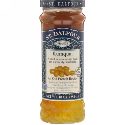 St. Dalfour, キンカン, フルーツジャム, 10 オンス(284 g) (Discontinued Item)