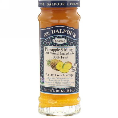 St. Dalfour, サンダルフォー, Pineapple & Mango, Fruit Spread, 10 oz (284 g)