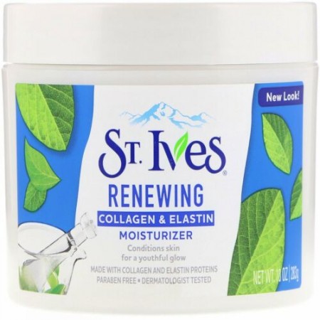 St. Ives, 再生効果のあるコラーゲン＆エラスチンモンスチャライザー　10オンス（283g）