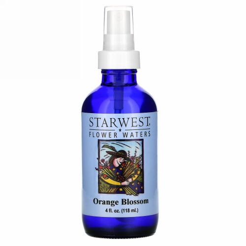 Starwest Botanicals, フラワーウォーター, オレンジブロッサム, 4 液量オンス (118 ml)