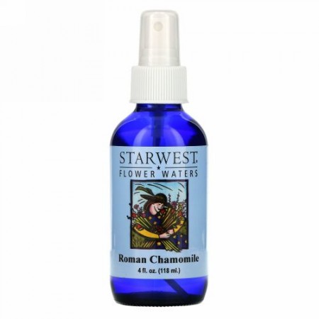Starwest Botanicals, フラワーウォーター、ローマンカモミール、4 fl oz (118 ml)