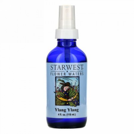 Starwest Botanicals, フラワーウォーター、イランイラン、4 fl oz (118 ml)