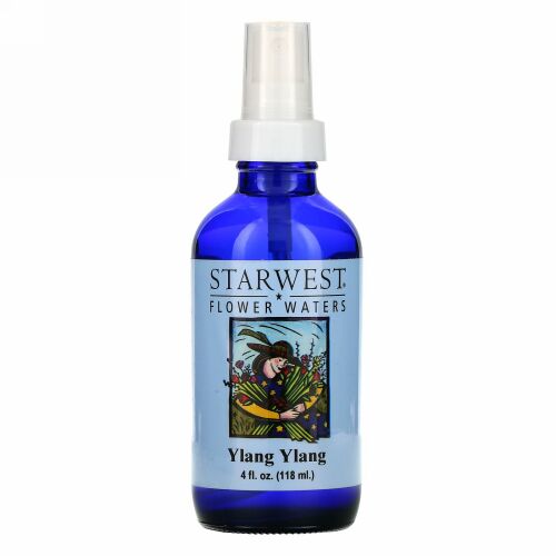 Starwest Botanicals, フラワーウォーター、イランイラン、4 fl oz (118 ml)
