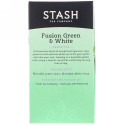 Stash Tea, Green Tea, Fusion Green & White, 18 Tea Bags, 1.0 oz (29 g) (Discontinued Item)