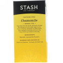 Stash Tea, Herbal Tea, Chamomile, Caffeine Free, 20 Tea Bags, 0.6 oz (18 g) (Discontinued Item)